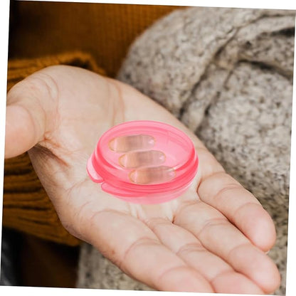 Baluue 3pcs Round Pill Organizer Portable Daily Medicine Dispenser for Travel Sealed Compartments for Vitamins and Medication for Home and Outdoor Use