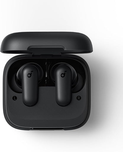 Soundcore P30i by Anker Noise Cancelling Earbuds, Strong and Smart Noise Cancelling, Powerful Bass, 45H Playtime, 2-in-1 Case and Phone Stand, IP54, Wireless Earbuds, Bluetooth 5.4 (Black)