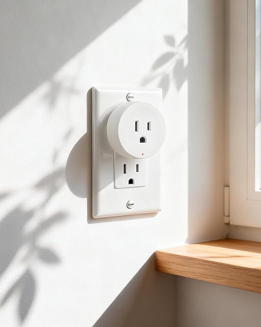 NineLeaf 2 Remote Control Outlet Plug with 2 Separate Switches – 500ft Range Wireless Light Switch, No Wiring, Removable Magnetic Base, 15A/1500W, Programmable Timer for Lamps, Fans, Holiday Décor
