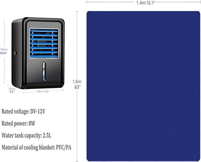 Mattress Cooler Bed Cooling Mattress Pad, Water-Cooled Mattress System with Air Conditioning, Quiet, Comfortable and Cool Bed Cooling Pad