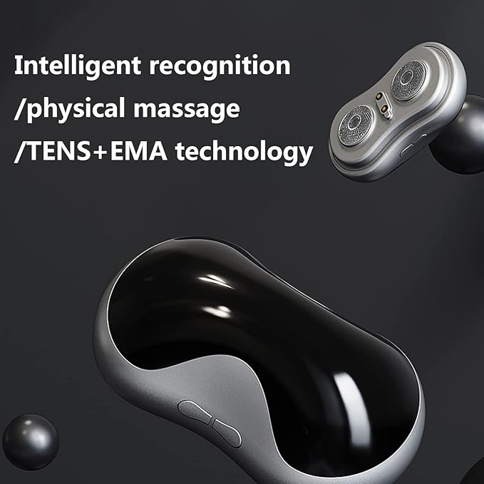 Electric Mini Anti Snoring Device Sleep Apnea Stop Snore Electric Snore Stopper Devices with Intelligent Throat Massages Snoring Solution Machine for Better Sleep