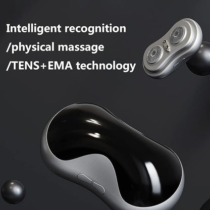 Electric Mini Anti Snoring Device Sleep Apnea Stop Snore Electric Snore Stopper Devices with Intelligent Throat Massages Snoring Solution Machine for Better Sleep