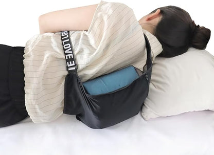 Sleep Position Trainer for Sleeping On Your Side Change Supine Sleep Positions Positional Sleep Aid Backpack Anti Snoring Side Sleeper Pillow