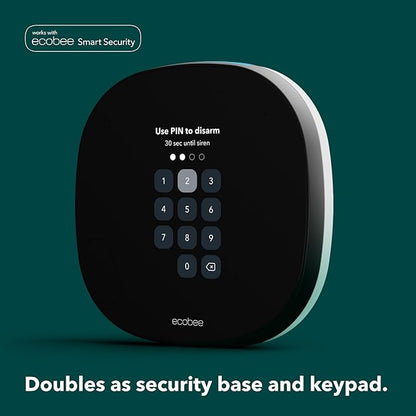ecobee Smart Thermostat with Voice Control - Programmable Wifi Thermostat - Works with Siri, Alexa, Google Assistant - Smart Thermostat for Home