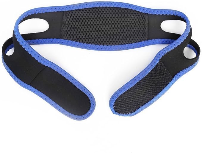 SnoreShield Anti Snore Chin Strap - The #1 Ranked Snoring Sleep Solution - Natural And Comfortable Instant Snore Stopper - Easy To Use And Adjustable