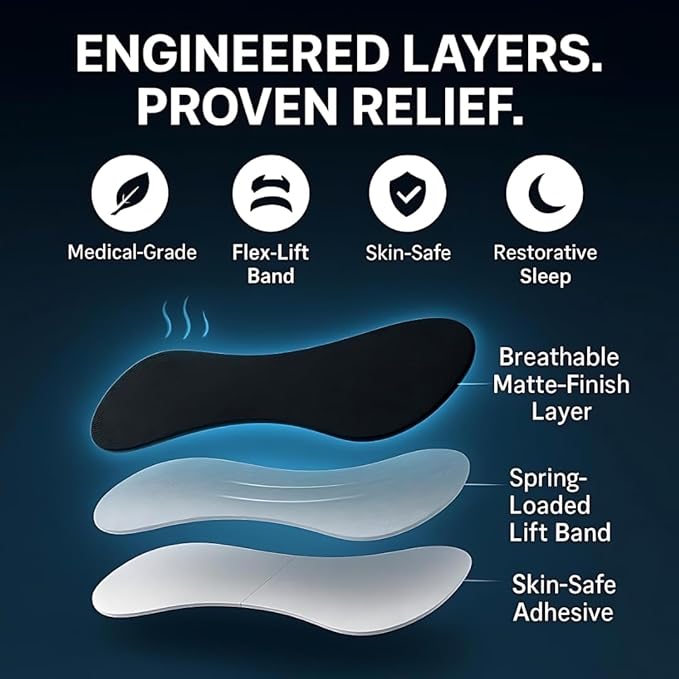 Nasal Strips for Breathing (45 Count) – Snore Relief, Better Sleep, Improved Airflow – Extra Strength Nose Strips for Snoring, Sweat Resistant, Skin-Friendly, Drug-Free Sleep Aid