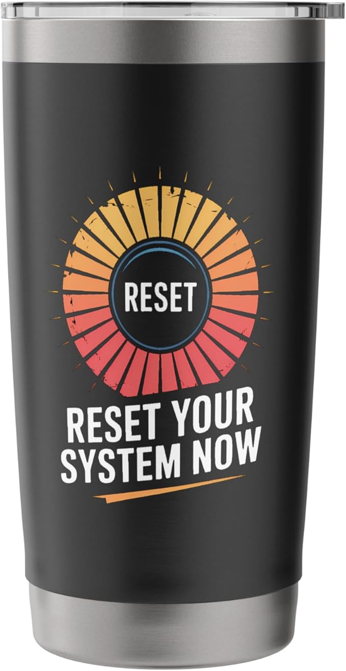 Relaxation Breathing Vagus Nerve Stimulation, Stress Relief Stainless Steel Insulated Tumbler