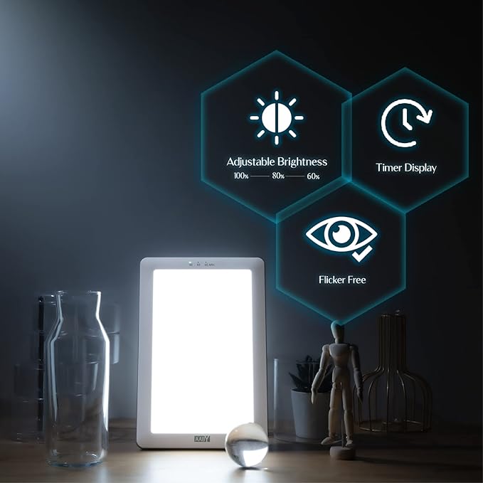 AABY Premium Daylight Therapy Lamp WL22 (White)