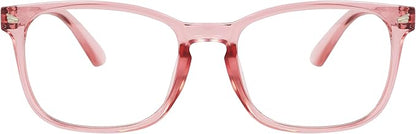 Blue Light Glasses for Woman Men | 99% Blue Light Blocking Glasses | Computer Glassess | Gaming | TV Phone Screen Reader Square Frame | Anti Eyestrain & UV Glare,1 Pack
