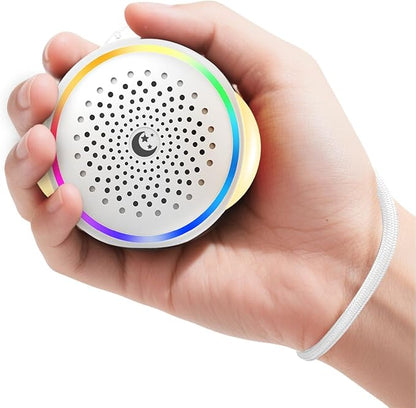 Portable White Noise Machine, Rechargeable Sound Machine for Sleep, 27 Soothing Sounds, Night Light, 24H Playtime, Compact Travel Sleep Soother for Baby Adults, Home Office Nursery
