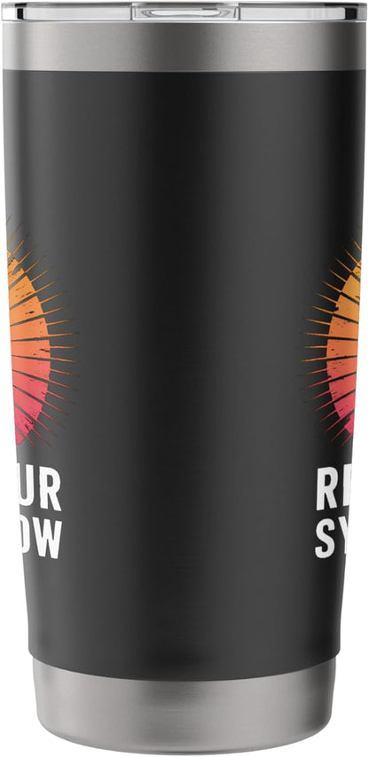 Relaxation Breathing Vagus Nerve Stimulation, Stress Relief Stainless Steel Insulated Tumbler