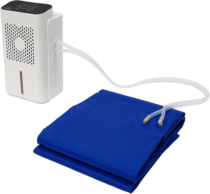 Bed Cooling System, 4.5L Water Cooling Mattress Pad Water 63'' x 27.5'' Water Cool-ing System with LCD&Timer for Hot Sleepers Night Sweats