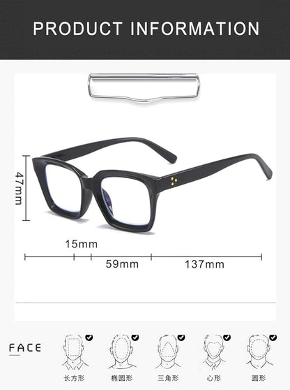 REAVEE 2 Pack Oprah Style Oversized Reading Glasses for Women Men Blue Light Blocking, Ladies Stylish Retro Square Large Computer Readers (Black/Leopard 1.0x)