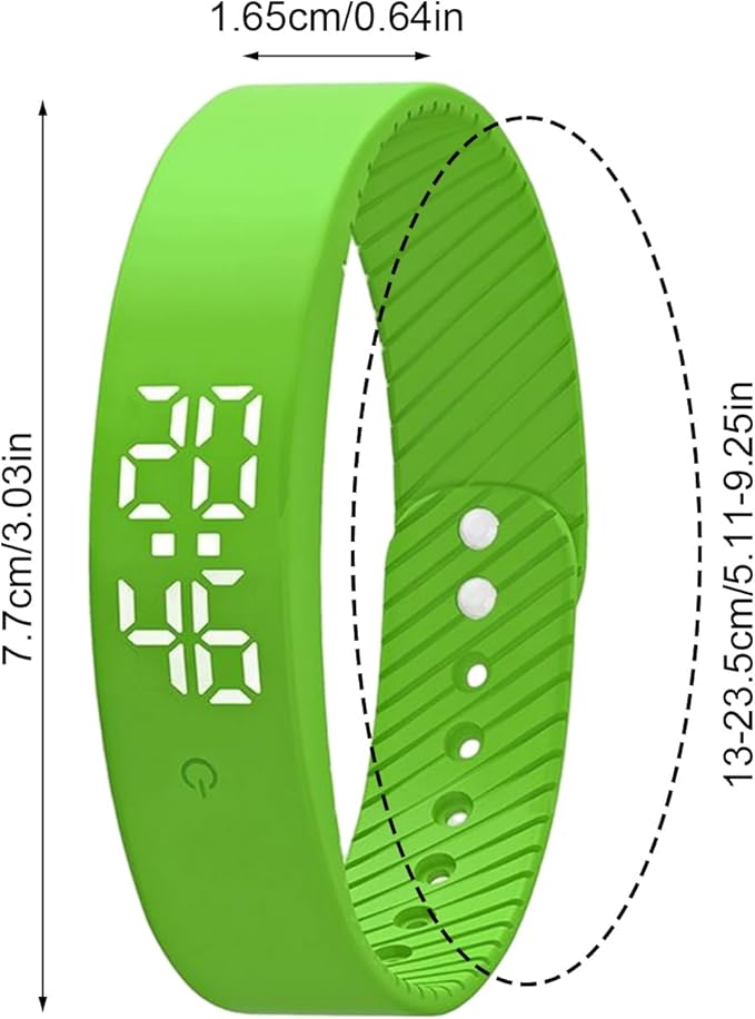 Alarm Vibrating Watch, Alarm Reminder Watch, Silent Vibrating Timer Clock, 3 Alarms Daily Organizer Timer for Adults/Men/Women/Teens/Elderly