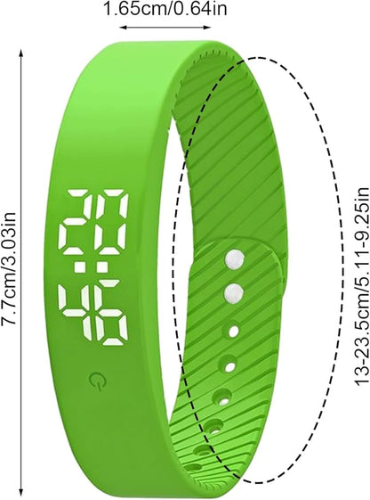 Alarm Vibrating Watch, Alarm Reminder Watch, Silent Vibrating Timer Clock, 3 Alarms Daily Organizer Timer for Adults/Men/Women/Teens/Elderly