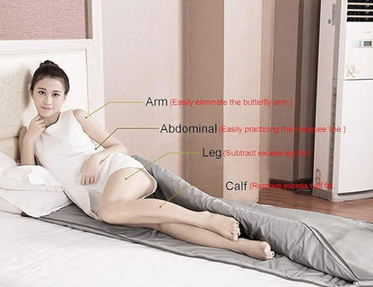 Elitzia Body Shaper Weight Loss Sauna Thermal Heating Blanket 8 Types Options ETPQ016 (Purple Smart Type)