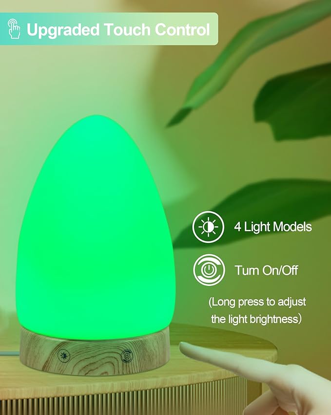 Green Light Therapy Lamp for Migraines Headaches Insomnia Sleep Light Sensitivity Anxiety Relief 520nm Narrow Band Green LED Multi-Mode Warm Natural Cold White Light Desk Lamp Remote Charging Port