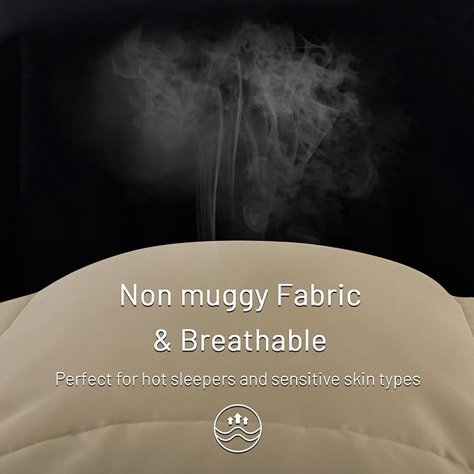 NEXHOME PRO Viscose from Bamboo Comforter King Cooling Lightweight Duvet Insert, Organic Natural Summer Bedding Blanket for Hot Sleepers,8 Corner Tabs 90" L x 106" W