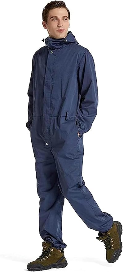 EMF Anti-Radiation Clothes,Silver Fiber Radiation Protection Fabric for RF/LF Blocking/Shielding,Blue,50% Silver-3XL, X-Large
