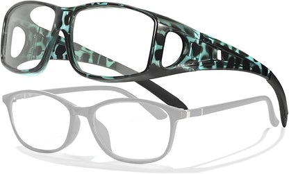 LVIOE Fit Over Blue Light Blocking Glasses and Computer Eyewear- Wear Over Prescription Glasses/Reading Glasses/RX Glasses