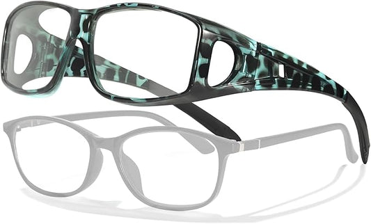 LVIOE Fit Over Blue Light Blocking Glasses and Computer Eyewear- Wear Over Prescription Glasses/Reading Glasses/RX Glasses