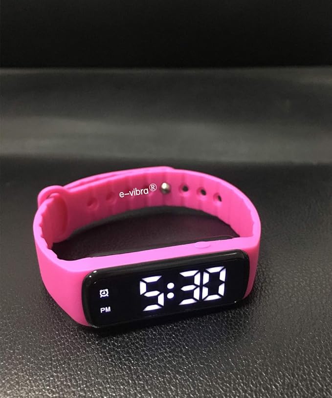 Potty Training Watch - Silent Vibrating Alarm Watch with Countdown Timer (Rose Red)