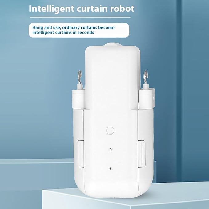 2pcs Smart Automatic Curtain Opener Voice Control WIFI Bluetooth Electric Curtain Robot Double Mode For T Rail U Rail Roman Rod