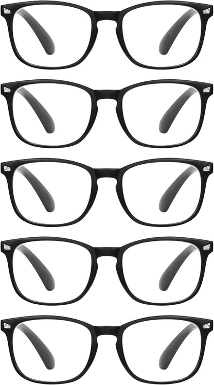 CCVOO Mix & Match Reading Glasses for Women - Lightweight, Comfortable Fit, Clear Vision - Blue Light Blocking
