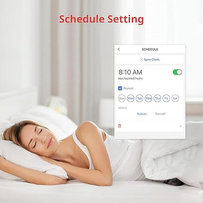 Switchbot Smart Switch Button Pusher (Bluetooth) – Fingerbot for Rocker Switch/One-Way Buttons, App Timer Control, No Wiring, Optional Hub Required for Voice/Remote, White
