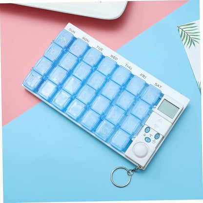 7 Alarm Dispenser Containers Electronic Container Time Locking Container Electronic Organizer Case Weekly Box/Cases Organizer Travel Reminder