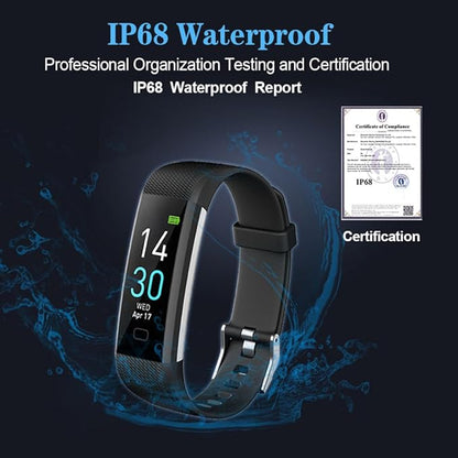 Fitness Tracker with Heart Rate Monitor/Step Counter/Calories, Activity Tracker Smart Watch Sleep Monitor, IP68, Health Tracker Pedometer for Women Man