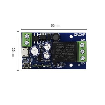 Ewelink WiFi Wireless Smart Relay Module USB 5v 1 Channel Inching Selflock 7V-48V Remote ON Off Power Switch for Access Control, Garage Door,Home Automation, Compatible with Alexa Google Home