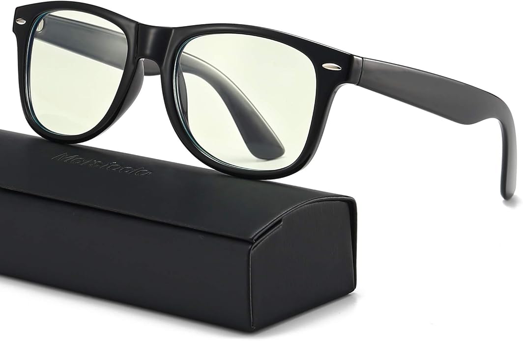 Gysnail Blue Light Blocking Computer Glasses Men/Women, Eye Fatigue Relieve & Better Sleep, Blue Blocker Gaming Glasses