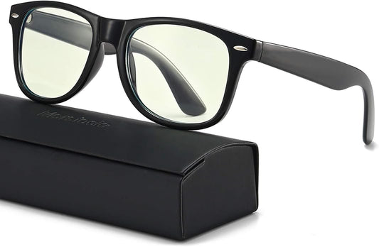 Gysnail Blue Light Blocking Computer Glasses Men/Women, Eye Fatigue Relieve & Better Sleep, Blue Blocker Gaming Glasses