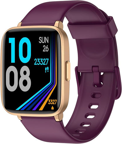 Fitness Tracker Watch with Heart Rate Monitor, Activity Tracker with Pedometer, Sleep Monitor, Calories & Step Counter, IP68 Waterproof Smart Watches for Women Men Fitness Watch for Sports