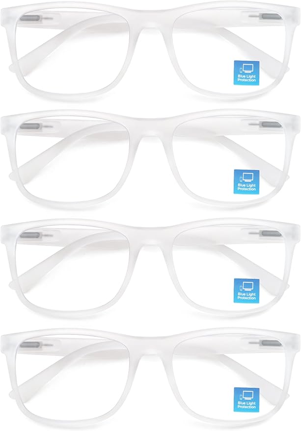 Blue Light Blocking Reading Glasses Men Large Oversized Square Readers Wide fit Cheaters for Men W/Big Head/Large Face