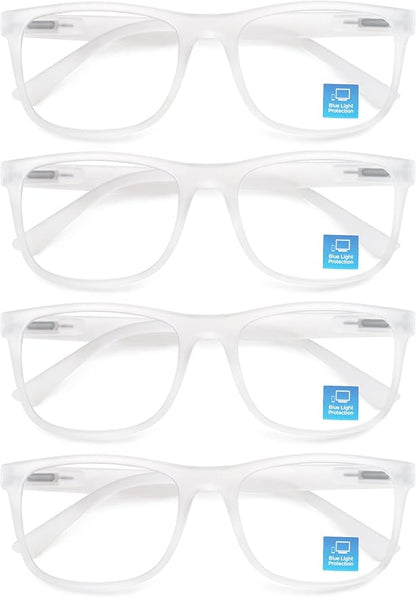 Blue Light Blocking Reading Glasses Men Large Oversized Square Readers Wide fit Cheaters for Men W/Big Head/Large Face