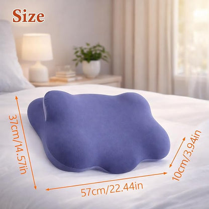 Cloud Pillow - Ergonomic Memory Sleep Cloud Pillow, 2026 New Adjustable Neck Support Pillows with Cooling Breathable Cover for Adults, Back & Stomach Sleepers (White)