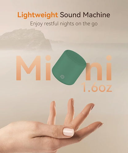 Dreamegg Travel White Noise Machine - Portable Sound Machine for Baby Adults, Travel Sound Machine for Sleep, 16 Nature Sound, Timer, White Noise Machine for Sleeping Gift, Pine