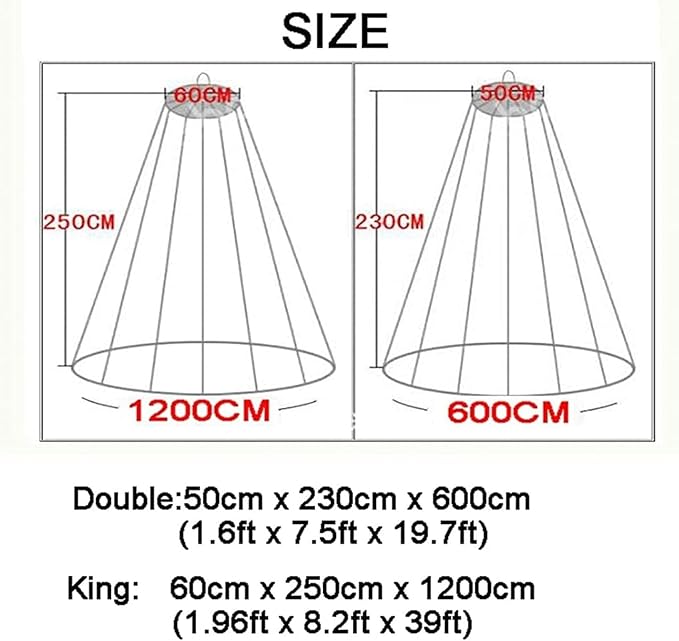 Dome Emf Protector Bed, Blocks Radiation/EMF/Wifi/5G & Other Rf Mosquito Net Made by Silver Coated Mesh~/