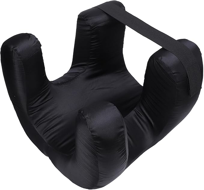 Memory Foam Face Pillow, Ergonomic Design, Silk Fabric Beauty Pillow for Back Sleep Training Pillow, Memory Foam Support, Soft Cushioning, Suitable for Comfortable Sleep (Black)