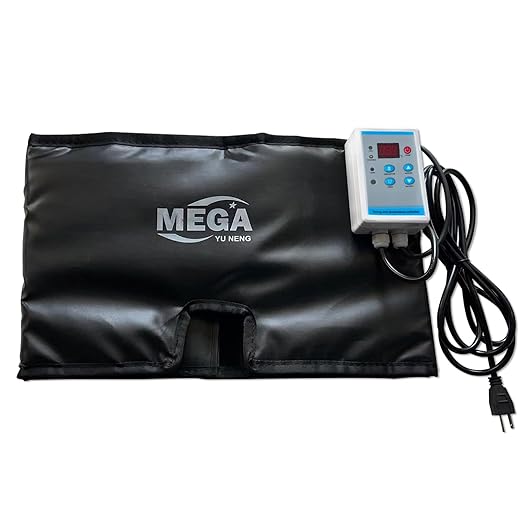 Honey Heater,Pail Heater,Drum Heater,Drum Heating Blanket,5Gal Band Heater,Honey Bucket Heater, Fixed Internal Thermostat and Timers Max Temp 130℉,350W,120V.