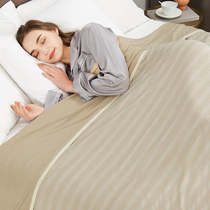 Guohaoi Cooling Blanket (90"x108"King Size) for Hot Sleepers,Absorbs Heat to Keep Body Cool for Night Sweats,100% Oeko-Tex Certified Cool Fiber,Breathable,Comfortable,All-Season.