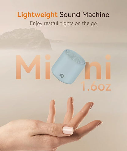Dreamegg Portable White Noise Machine - Travel Sound Machine for Sleep, Features Powerful Battery, Egg-Sized, 16 Nature Sounds, Timer, Sound Machine for Baby Adults Office Privacy Home Gift (Ocean)