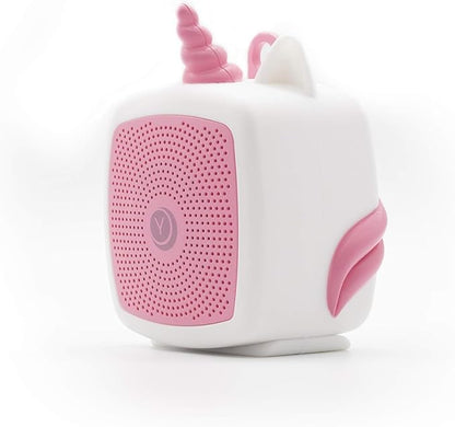 Yogasleep Pocket Baby Soother Unicorn, White Noise Machine, 6 Soothing Sounds & Timer for Better Sleep, Includes Brown Noise & Lullabies, Compact Size for Travel & Child Safe, Must Have Registry Gift