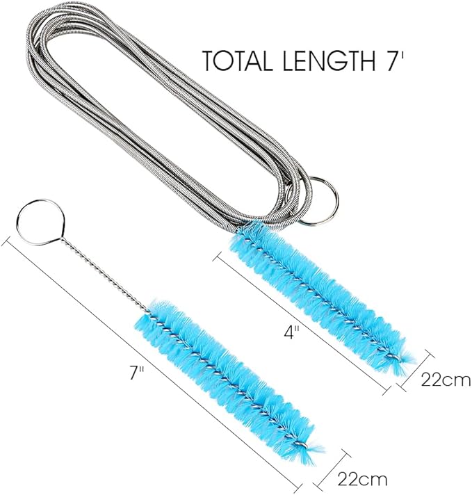 Cpap Tube Cleaning Brush, Hose and Mask Cleaner Supplies, Sanitizing Machine Compatible with Resmed Airsense 10&11 /Luna G3, Portable C Pap Sleep Kit Travel, Bipap Heated Tubing Sanitizer, Cleaners