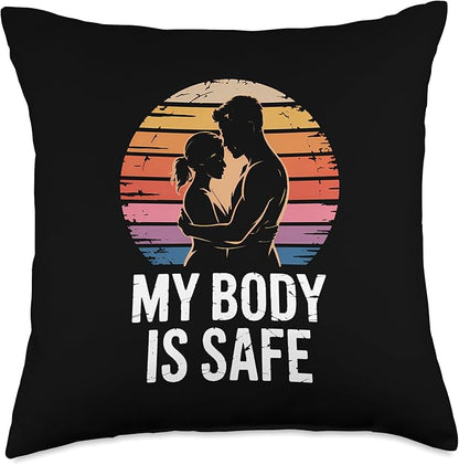 Breathing Relaxation Stress Relief Vagus Nerve Stimulation Throw Pillow