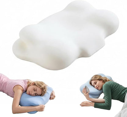 Cloud Pillow - Ergonomic Memory Sleep Cloud Pillow, 2026 New Adjustable Neck Support Pillows with Cooling Breathable Cover for Adults, Back & Stomach Sleepers (White)