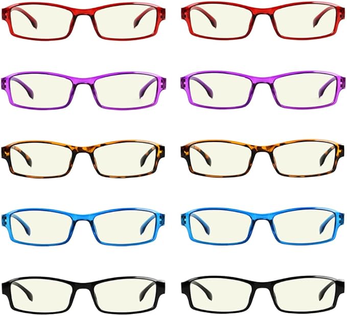 Eyekepper 4-pack Reading Glasses Blue Light Blocking Women Cat Eye Readers
