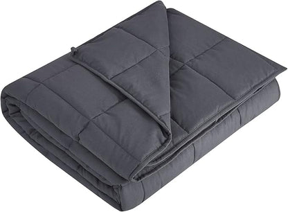 L'AGRATY Weighted Blanket - 36"x48" 5lbs Microfiber Material with Glass Beads Small Blanket for All-Season Summer Fall Winter Soft Thick